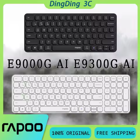 Rapoo E9000G AI E9300G AI Wireless Keyboard Multi-mode Ultra-thin Long Battery Life Customized Offic