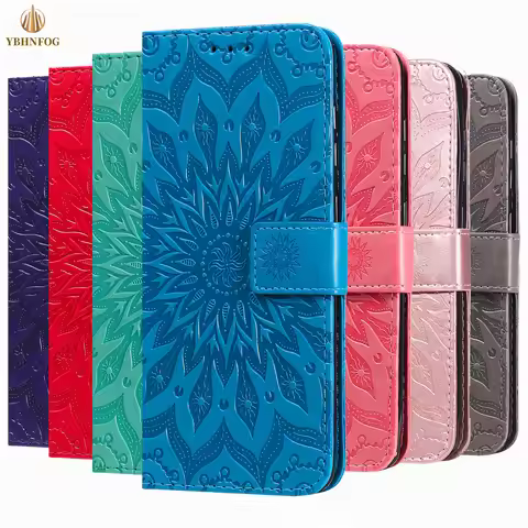 Leather Wallet Case For iPhone 15 14 13 12 Mini 11 Pro Max XS XR Holder Flip Stand Cover For iPhone 
