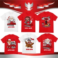 Independence Day 17 August clothes for children aged 2-14 years, premium cotton