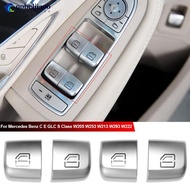 NOBELJIAOO Car Master Passenger Door Window Switch Button Cover Cap Replacement For Mercedes Benz C 
