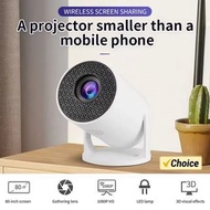 HY200 Portable 1080P Projector with 270° AdjustableAngle for Phone/Laptop/TV Box HDMI/USB Input Movi