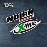 Motorcycle Sticker Italy Nolan xlite Helmet Logo Sticker Waterproof Reflective Decal