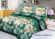 bedcover set ukuran 180x200 king size 1 set dengan sprei merk natasha