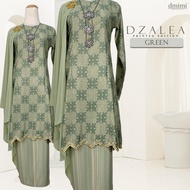 DMIMI Baju Kurung Moden DZALEA | Printed Moden Labuh | Material High Quality Dobby Silk | Small Size