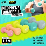 SVRG Neoprene Dumbbell - 1Kg - 2Kg - 3Kg - Dumbbell Barbell