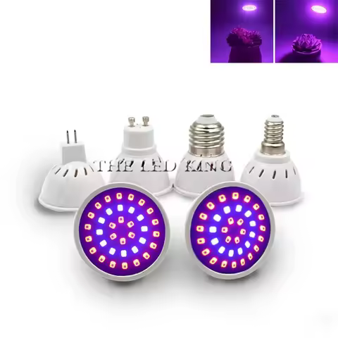 Grow LED Full spectrum LED Grow Light LED Bulb E27 E14 220V LED GU10 Growing Lamp GU5.3 Indoor Plant