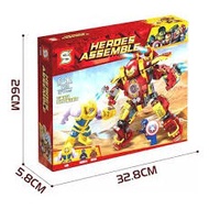 Building Blocks 1108 The Hulk buster The Hulkbuster Avengers Toy Hero