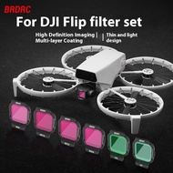 BRDRC Suitable for DJI Flip Filter Set UV Protective Mirror CPL Polarizer ND ND Light Reduction Acce
