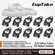 2/5/10Pcs Turbo Oil Return Gasket for Ford 1.8 TDCi 4M5Q-6N652-AA 4M5Q6N652AA Focus Mondeo C-Max S-M