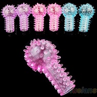 [MOC]Finger Stretchable Sleeve Stimulator Condom Barbed G-point Stimulate Sex Toy