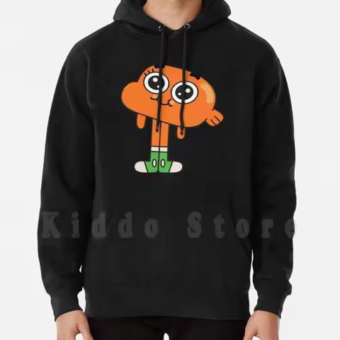 Darwin Hoodie Long Sleeve Darwin Watterson Darwin Gumball The Cartoon Boy Teenager Schoolboy Cute Ka