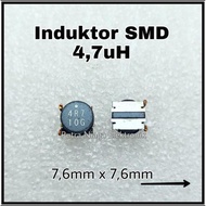 Adapter SMD 4.7uH Inductor Power 4.7uH size 7.6mm x 7.6mm marking: 4R7