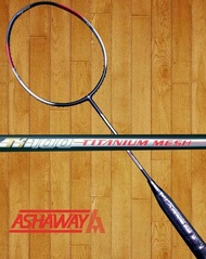 promo!! raket badminton ashaway ti100 titanium mesh sale -hanya raket