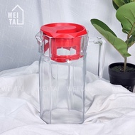 Water Jug Glass Jug Serving Pitcher Juice Pitcher Glass Bottle with Lid