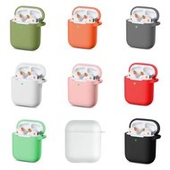 Shipped From Thailand For AirPods i9S i12 Soft Silicone Case Protective i9S i12 Plain Color Scratch-