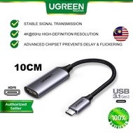 UGREEN USB C to HDMI 2.0 Adapter Cable 4K 60Hz Aluminum Type C Thunderbolt 3 Converter Male to Female for iPad MacBook Pro 2019 Samsung Note 10 S10 S9 S8 Plus iMac LG V50 V30 V20 XPS 15 13 Yoga 900 Dell Lenovo Huawei P30 HP X360 Surface Pro