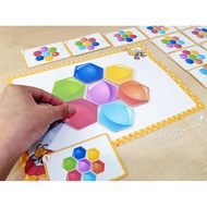 Bee Game Color Matching Educational Toy Little Bee Color Matching Game