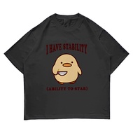 I Have Stability (Ability To Stab) Cute Chicken Graphic T-Shirt For Men