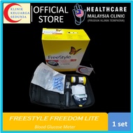 (Lifetime Warranty) Abbott Freestyle Freedom Lite Free Starter Kit Test Strips 10 Blood Glucose Meter Machine 雅培辅理善血糖检测