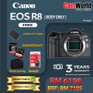 Canon EOS R8 ( Body only ) CANON MALAYSIA WARRANTY