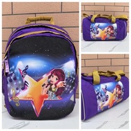 美國 樂高 LEGO FRIENDS 主題 紫色牛津布 童裝 背囊 書包 斜咩袋 套裝