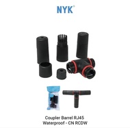 NYK Barrel RJ45 Waterproof Outdoor RJ 45 Barrel Coupler