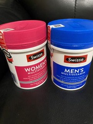 Swisse男性／女性多元維他命 120片（有原裝進口標誌）