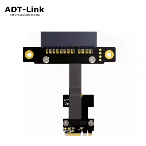 M.2 WiFi A.E Key Adapter Card - PCI-e 4x Riser Extender Gen3.0 Cable for PCIE 3.0 X1 X4 X16 M2 WiFi 