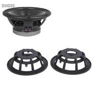 sihgsg 2 Pcs Speaker Aluminum Basin Frame Subwoofer Holder Woofer Basket DIY Accessories Repair Part