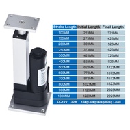 DHLA1300-A2 DC12V linear actuator 100MM~1000MM stroke 15kg/30kg/40kg/80kg load 10mm/s~66mm/s 30W ele