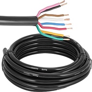 Vehicle Cable 8 Core 5 m Cable Trailer 8-Pin Camping Vehicle Cable Cross Section 7 x 0.5 mm² + 1 x 1