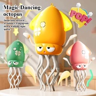 Sotong Mainan Sotong Akak Naga Magical Dancing Octopus Toy Electric Simulation Octopus Puzzle Early 