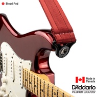 DAddario® Auto Lock Guitar Strap สายสะพายกีตาร์ วัสดุไนลอนหนานุ่ม แบบล็อคหัวหมุดอัตโนมัติ กว้าง 2 นิ