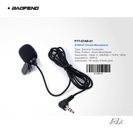 BAOFENG Noise Cancelling Private Microphone PTT-STAR-01