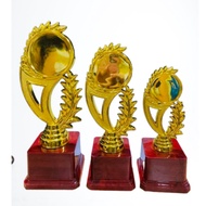 SET OF 3PCS UNIVERSAL PLASTIC TROPHYT HEIGHT 25CM/22CM/19CM (804)