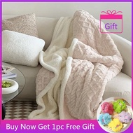 ∏ Soft Blanket Thick Warm Winter Bed Covers Double Blankets Office Nap Shawl Sofa Cover Retro Fluffy Bedspread On The Bed manta 담요