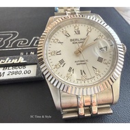 ⌚ BERLINK HOROSWISS CERAMIC DIAL AUTOMATIC UNISEX WATCH | SW200 SWISS MOVEMENT 26 JEWELS