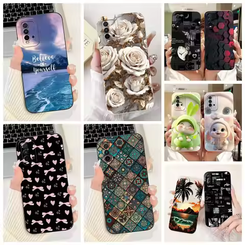 For Xiaomi Redmi 9T Case New Luxury Candy Painted Cover Shockproof Phone Case For Xiaomi Redmi 9 Pow