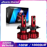 Novsight N11 H11 H4 6000K LED Headlights Bulb for Car 10000LM 100W Car Light 2PCS/Set