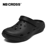 NB CROSS | NB Cross Summer New Hole Shoe Women Men Outdoor Beach Casual Two-Way Slip-On Breathable E