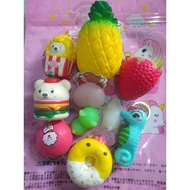 10 pcs squishy economical package cute squishy cheap squishy cute squishy animal squishy cute donut 