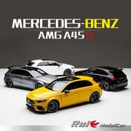 汽車模型 原廠模型 合金模型車1:18 Kiloworks梅賽德斯奔馳 Benz AMG A45 S 合金全開汽車模型