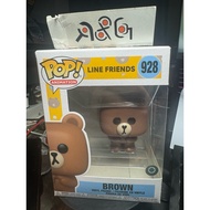 (R&G2) Funko POP! Line Friends - Brown (928) with Boss Protector