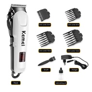 Kemei คนหล่อ PG-809A ของแท้ 100% ปัตตาเลี่ยนไร้สาย อัจฉริยะ ชาร์จได้ เสียงเงียบ ปัตตาเลี่ยนตัด Kemei