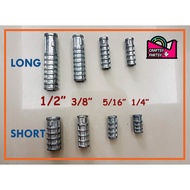 ✲(PER PIECE) Expansion Shield Long and Short for Lag Screw / Log Screw / Expansion Bolt 1/4" to 1/2"