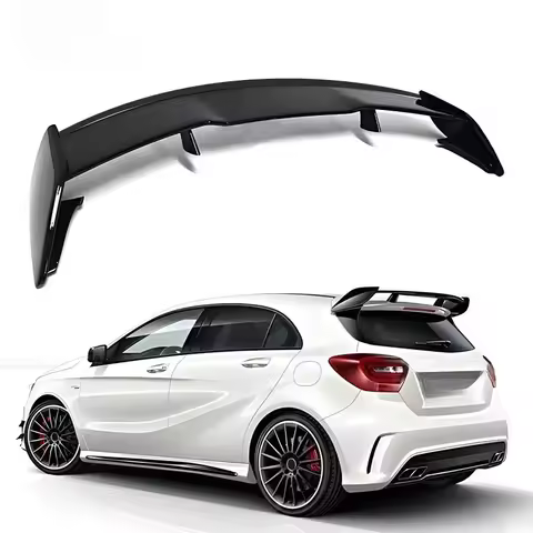 Design Rear Trunk Spoiler Lip Roof Spoiler for Benz A-CLASS W176 A180 A200 A45 A35 2013-2019