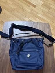 Tory Burch 藍色尼龍水桶袋