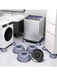 4入組洗衣機防滑墊,防震、減噪和穩定腳墊