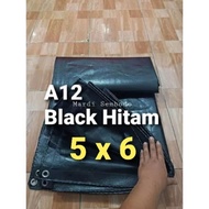 Terpaulin Terpal Korea A12 Hitam 5x6 meter