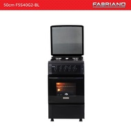 Fabriano Gas Range - F5S40G2-Bl 50cm 4 Gas Burner + Gas oven